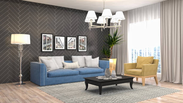 مبل راحتی شیک با طراحی امروزی و نشیمن نرم